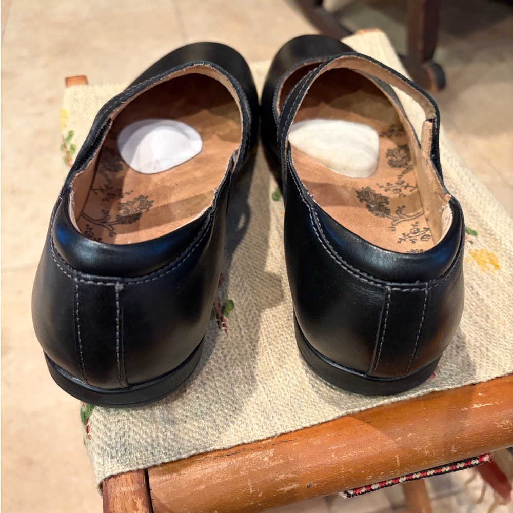 Taos chorus black leather Mary Jane style shoes comfort quality $170 sz 9 - Picture 6 of 16